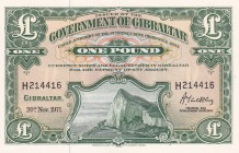 Gibraltar, 1 Pound, 1971, UNC, p18b
Estimate: USD 75-150