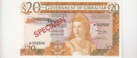 Gibraltar, 20 Pounds, 1975, UNC, p23aCS1, SPECIMEN
Collector Series
Estimate: USD 75-150