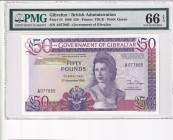 Gibraltar, 50 Pounds, 1986, UNC, p24
PMG 66 EPQ, Queen Elizabeth II. Potrait
Estimate: USD 150-300