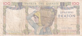 Greece, 100 Drachmai, 1935, VF, p105a
Estimate: USD 25-50