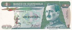Guatemala, 1 Quetzal, 1985, UNC, p66
Estimate: USD 15-30