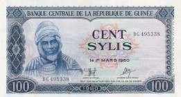 Guinea, 100 Sylis, 1980, UNC, p26
Estimate: USD 20-40