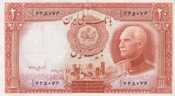 Iran, 20 Rials, 1938, XF(-), p34A
Stamped
Estimate: USD 120-240