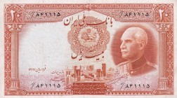 Iran, 20 Rials, 1938, XF(-), p34A
Slightly stained
Estimate: USD 50-100
