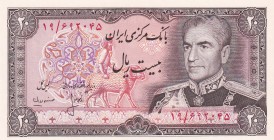Iran, 20 Rials, 1974/1979, UNC, p100a
No floors, fluctuations.
Estimate: USD 10-20