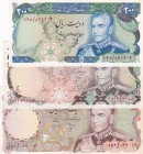Iran, 200-500-1.000 Rials, 1974/1979, p103; p104; p105, (Total 3 banknotes)
200 Rials, p103, UNC; 500 Rials, p104, XF; 1.000 Rials, p105, UNC(-)
Est...