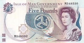 Isle of Man, 5 Pounds, 2015, UNC, p48a
Queen Elizabeth II. Potrait
Estimate: USD 20-40