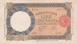 Italy, 50 Lire, 1933, VF(+), p54
Estimate: USD 20-40