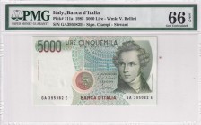 Italy, 5.000 Lire, 1985, UNC, p111a
PMG 66 EPQ, Queen Elizabeth II. Potrait
Estimate: USD 40-80