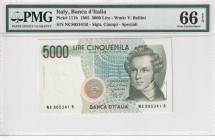 Italy, 5.000 Lire, 1985, UNC, p111b
PMG 66 EPQ
Estimate: USD 35-70