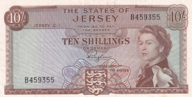 Jersey, 10 Shilings, 1963, XF, p7a
Queen Elizabeth II. Potrait
Estimate: USD 20-40