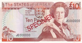 Jersey, 10 Pounds, 1993, UNC, p22s, SPECIMEN
Estimate: USD 75-150