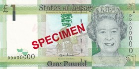 Jersey, 1 Pound, 2010, UNC, p32s, SPECIMEN
Estimate: USD 75-150