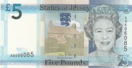 Jersey, 5 Pounds, 2010, UNC, p33a
Estimate: USD 20-40