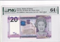 Jersey, 20 Pounds, 2010, UNC, p35a
PMG 64 EPQ
Estimate: USD 60-120