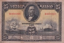 Latvia, 25 Latu, 1928, VF(-), p18a
Stained
Estimate: USD 30-60