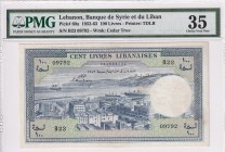 Lebanon, 100 Livres, 1952-63, VF, p60a
PMG 35
Estimate: USD 200-400
