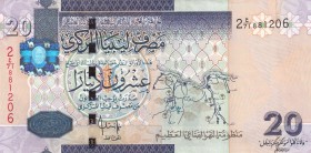 Libya, 20 Dinars, 1999, UNC(-), p67b
Estimate: USD 20-40