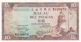 Macau, 10 Patacas, 1984, UNC, p59e
There is ripple.
Estimate: USD 25-50