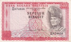 Malaysia, 10 Ringgit, 1976/1981, VF, p15
Estimate: USD 25-50