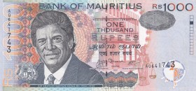 Mauritius, 1.000 Rupees, 2007, XF(+), p59c
Estimate: USD 40-80