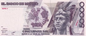 Mexico, 50.000 Pesos, 1986, UNC, p93a
Estimate: USD 50-100