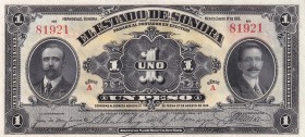 Mexico, 1 Peso, 1915, UNC, pS1071
Estimate: USD 100-200
