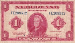 Netherlands, 1 Gulden, 1943, VF(-), p64a
Estimate: USD 15-30