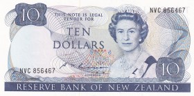 New Zealand, 10 Dollars, 1985/1989, UNC, p172b
Queen Elizabeth II. Potrait
Estimate: USD 70-140