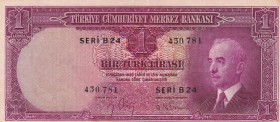 Turkey, 1 Lira, 1942, XF, p135, 2.Emission
Natural
Estimate: USD 100-200