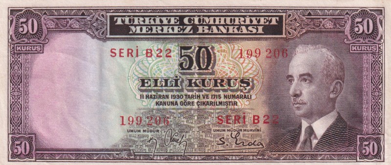 Turkey, 50 Kurush, UNC, p133, 2.Emission
As out of the sea, there are fluctuati...