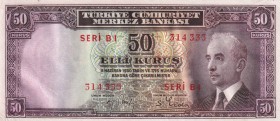 Turkey, 50 Kurush, UNC, p133, 2.Emission
As out of the sea, there are fluctuations originating from the water.
Estimate: USD 50-100