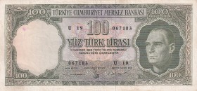 Turkey, 100 Lira, 1962, VF, p176, 5.Emission
Stained
Estimate: USD 50-100