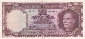 Turkey, 500 Lira, 1962, XF, p178a, 5.Emission
Natural
Estimate: USD 200-400
