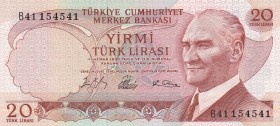 Turkey, 20 Lira, 1966, UNC, p181b, 6.Emission
8 Digit serial number / Turkey edition
Estimate: USD 15-30