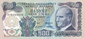 Turkey, 500 Lira, 1971, UNC, p190a, 6.Emission
Estimate: USD 800-1.600