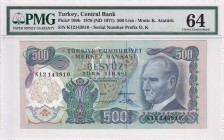 Turkey, 500 Lira, 1974, UNC, p190b, 6.Emission
K12 Prefix
Estimate: USD 2.000-4.000