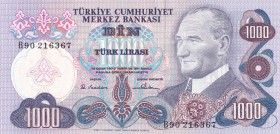 Turkey, 1.000 Lira, 1978, UNC, p191, 6.Emission
Last Prefix
Estimate: USD 500-1.000