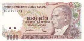Turkey, 5.000 Lira, 1985, UNC, p197, 7.Emission
The only leg of the watermark team
Estimate: USD 100-200