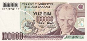 Turkey, 100.000 Lira, 1991, UNC, p205a, 7.Emission
Estimate: USD 40-80