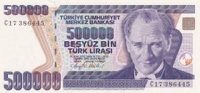 Turkey, 500.000 Lira, 1993, UNC, p208a, 7.Emission
Estimate: USD 40-80