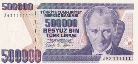 Turkey, 500.000 Lira, 1997, UNC, p212, Radar
7.Emission
Estimate: USD 25-50