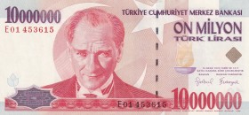 Turkey, 10.000.000 Lira, 1999, UNC, p214, 7.Emission
"E01" prefix
Estimate: USD 20-40