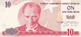 Turkey, 10 New Lira, 2005, UNC, p218, 8.Emission
Estimate: USD 300-600