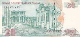 Turkey, 20 New Lira, 2005, UNC, p219, Radar
8.Emission
Estimate: USD 50-100