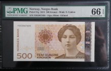 Norway, 500 Kroner, 2015, UNC, p51g
PMG 66 EPQ
Estimate: USD 150-300