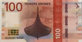 Norway, 100 Kronur, 2016, UNC, p54
Estimate: USD 25-50