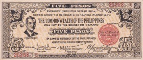 Philippines, 5 Pesos, 1942, XF, pS648
World War 2
Estimate: USD 10-20