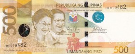 Philippines, 500 Piso, 2015, UNC, p210a
Estimate: USD 25-50