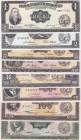 Philippines, 1-2-5-10-20-50-100-200 Pesos, 1949, UNC, (Total 8 banknotes)
Estimate: USD 50-100